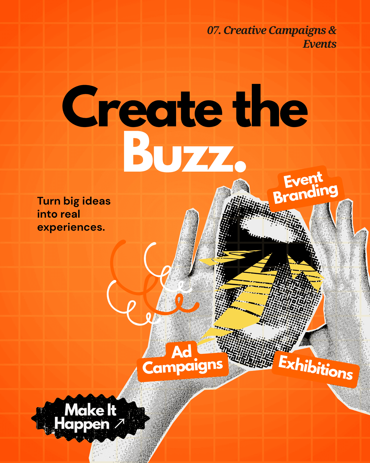 Creative Campaigns & Events service banner